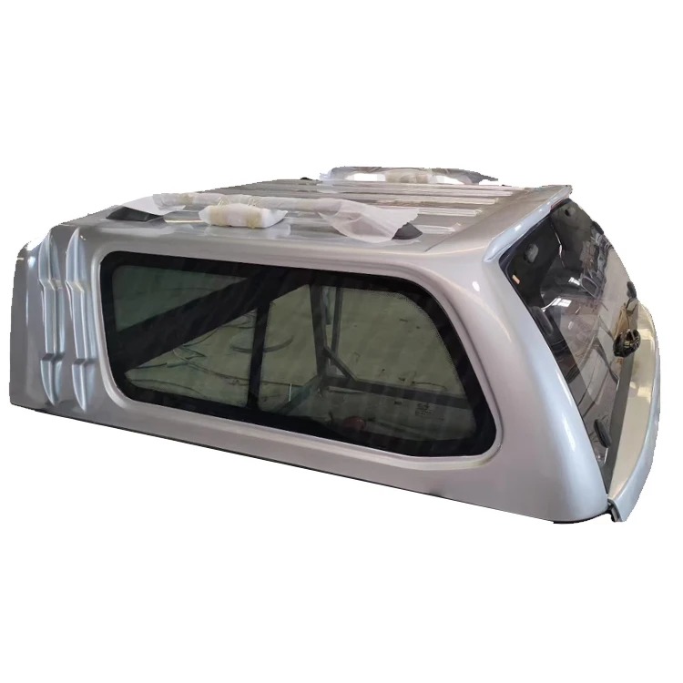 Factory Wholesale Canopy Fiberglass Hardtop Canopy with Luggage Rack with Aluminum Fixed Glass for Amarok